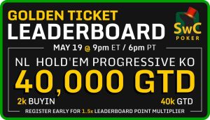 SWC Poker Golden Ticket Leaderboard Promotion